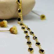 Choker Zircônias Negras