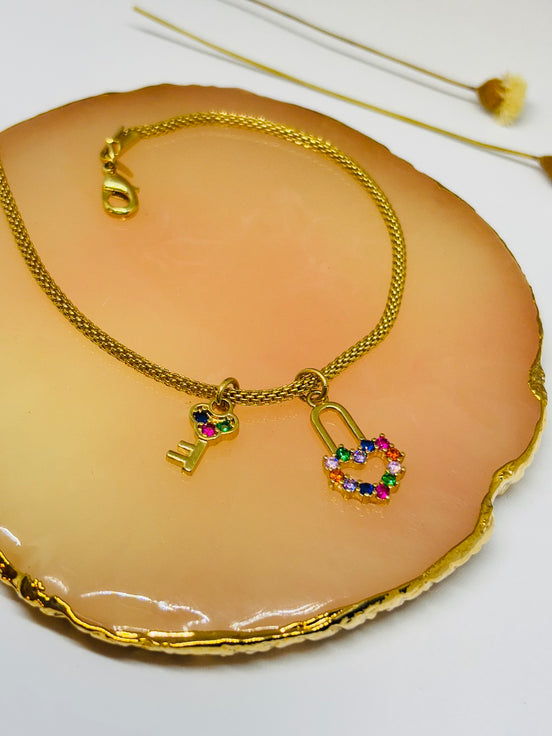 Pulseira Cadeado do Amor