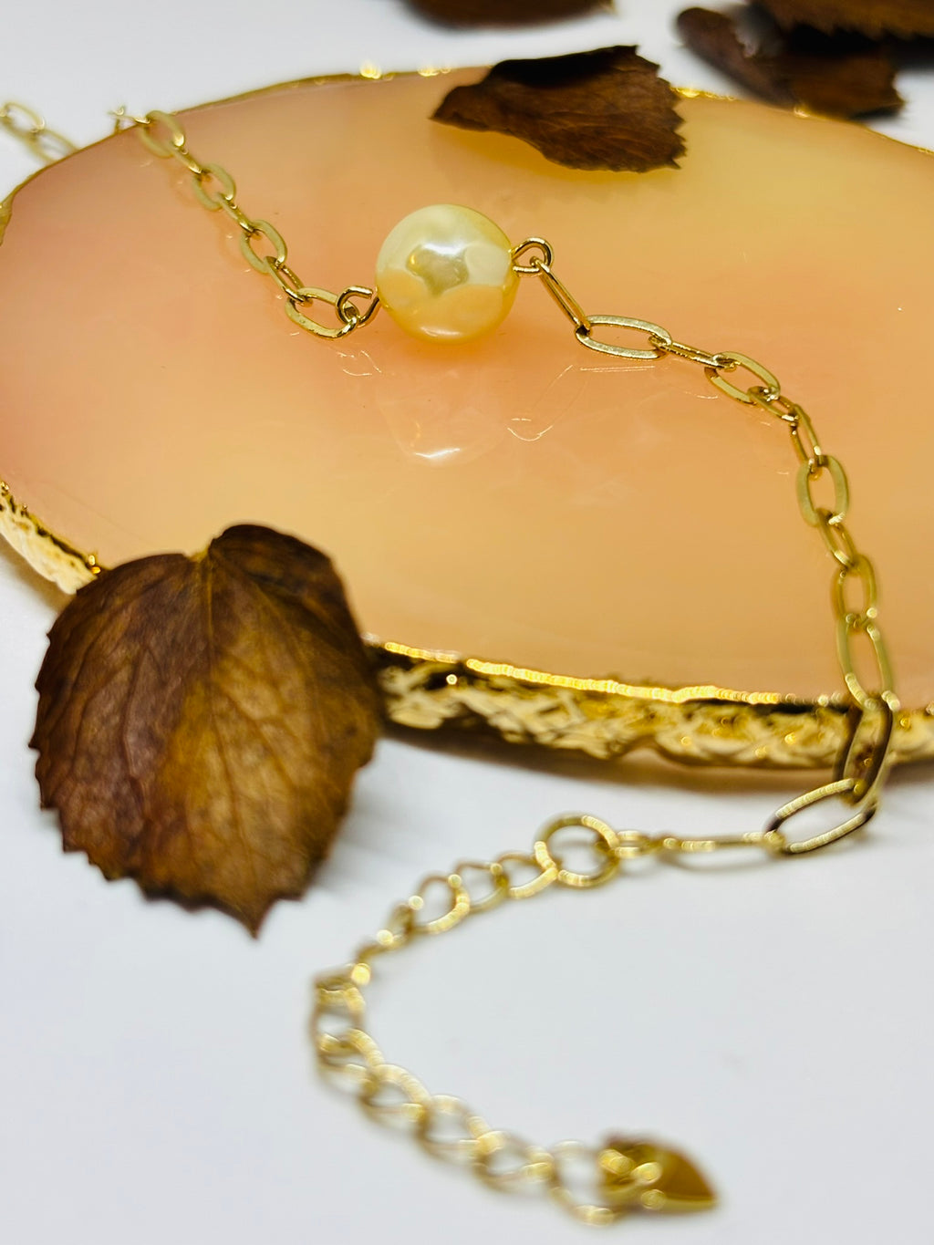 Pulseira Elo pérola