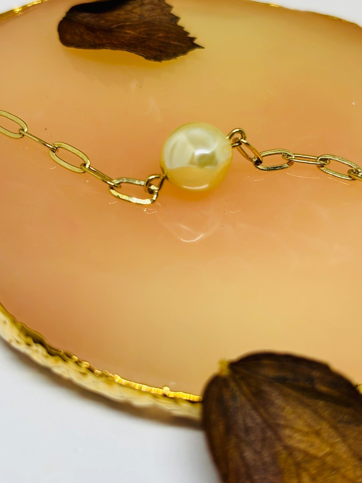 Pulseira Elo pérola