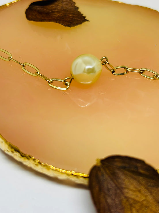 Pulseira Elo pérola