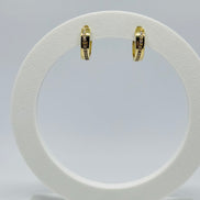 Brinco Argola fita Zirconias