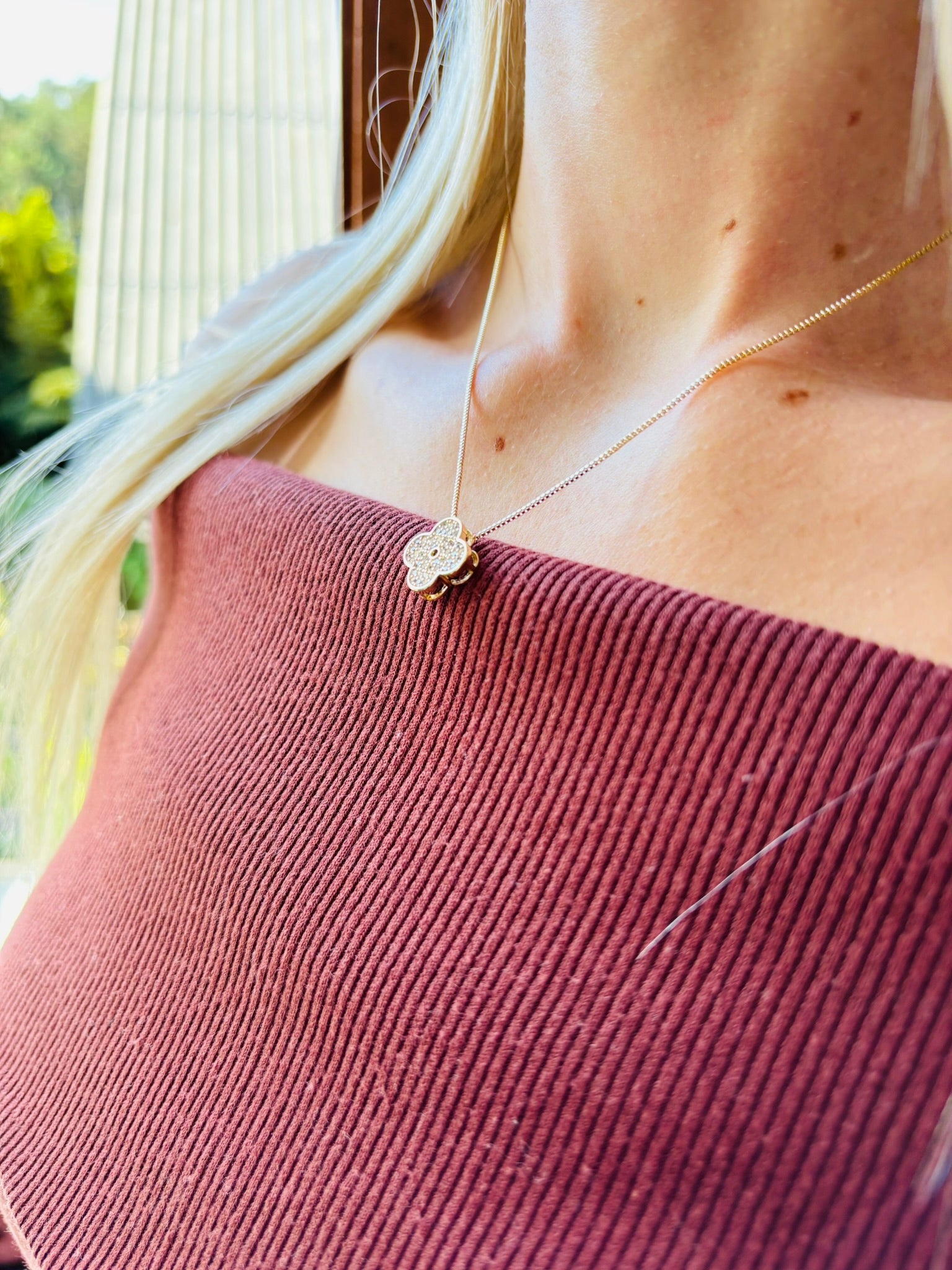 Colar Trevo de Quatro Folhas