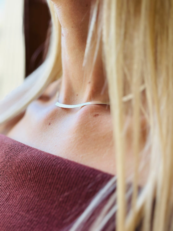 Colar Choker Fita larga