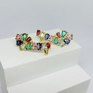 Brinco Ear cuff Arco iris