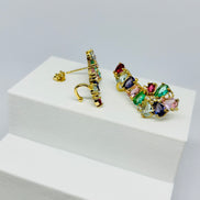 Brinco Ear cuff Arco iris