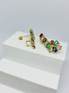 Brinco Ear cuff Arco iris