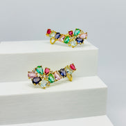 Brinco Ear cuff Arco iris