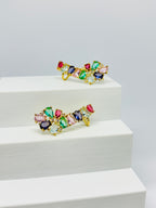 Brinco Ear cuff Arco iris