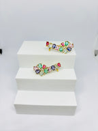 Brinco Ear cuff Arco iris