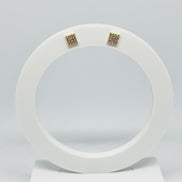 Brinco Quadrado cravejado