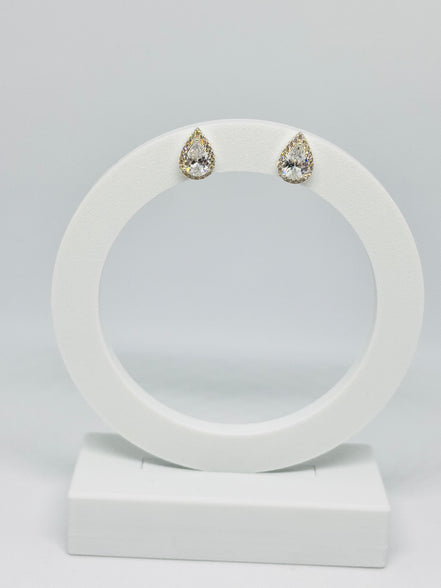 Brinco Gota cravejada