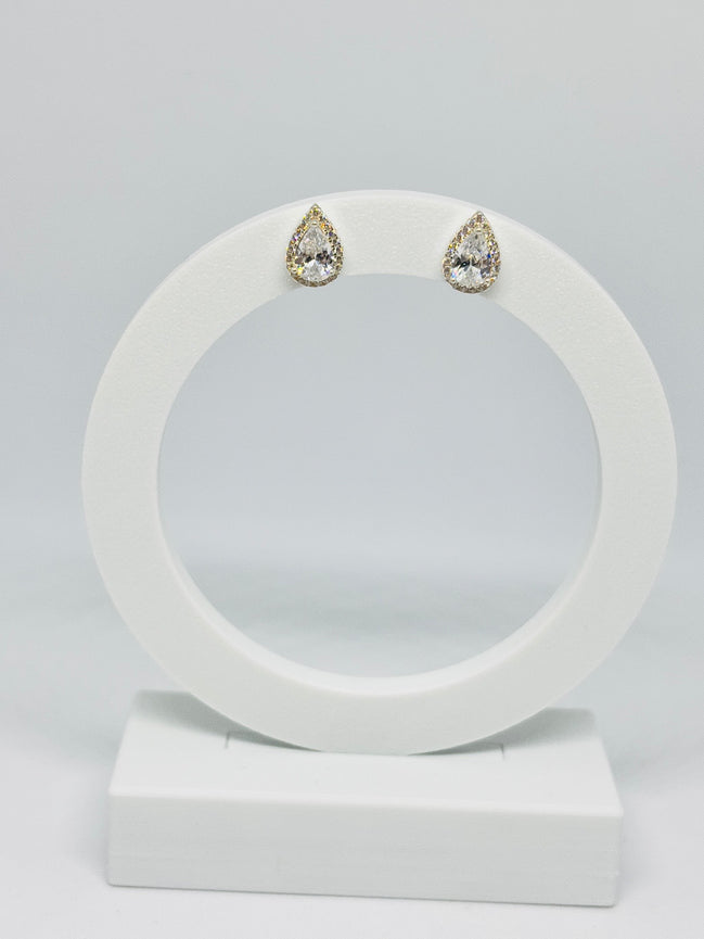 Brinco Gota cravejada