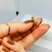Brinco Piercing fake cravejado