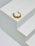 Brinco Piercing fake cravejado