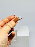 Brinco Piercing Fake coração