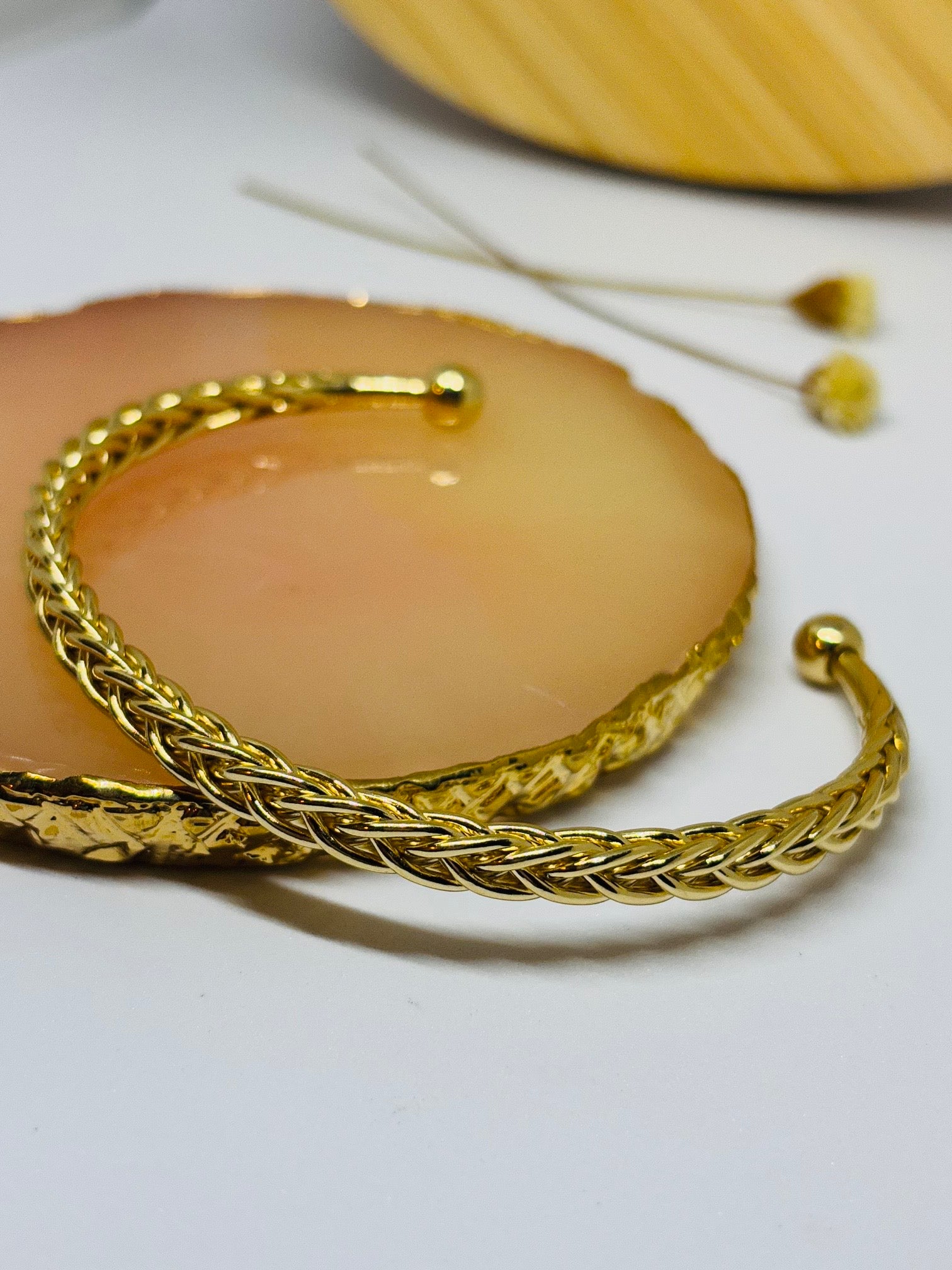 Pulseira Bracelete Trançado