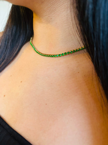 Choker Esmeralda Lux