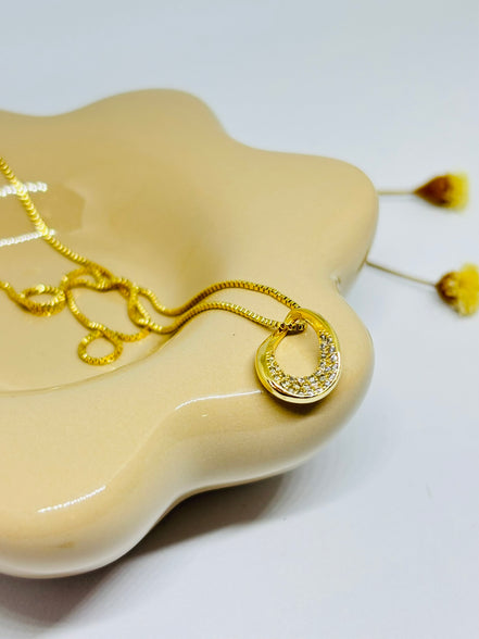 Colar Gota Brilhante