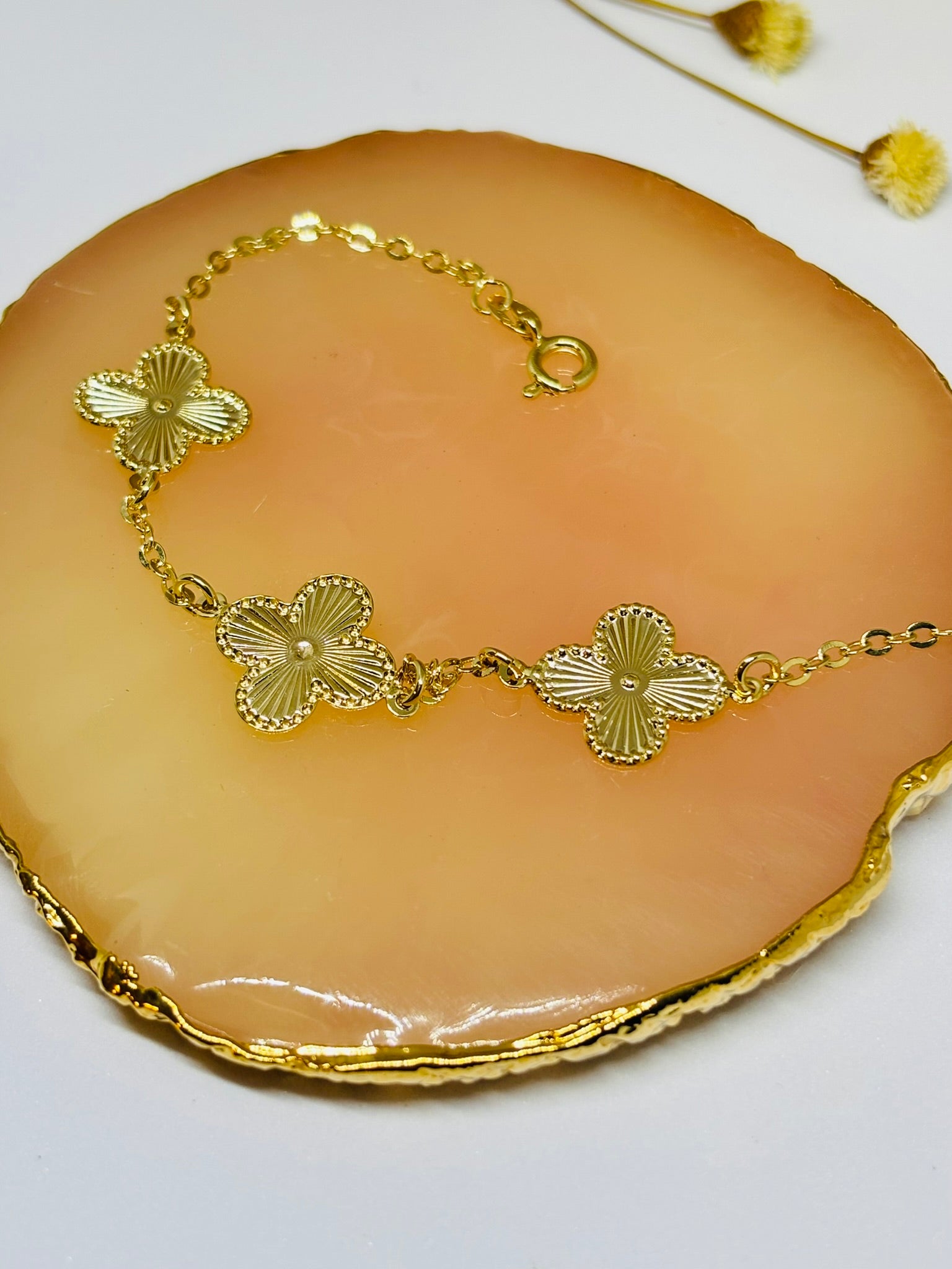 Pulseira trevo Minimalista