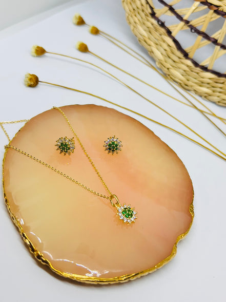 Conjunto Flor Esmeralda