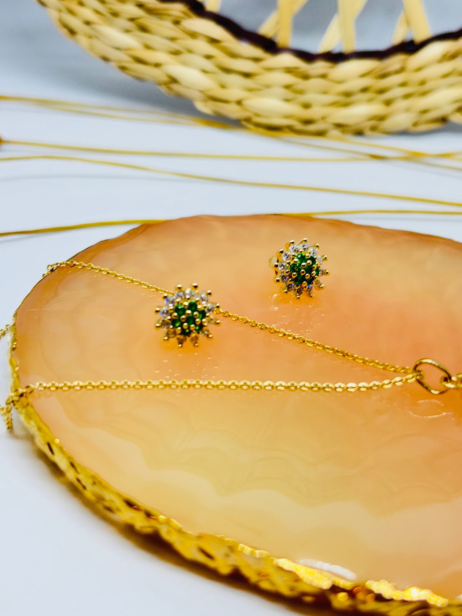 Conjunto Flor Esmeralda