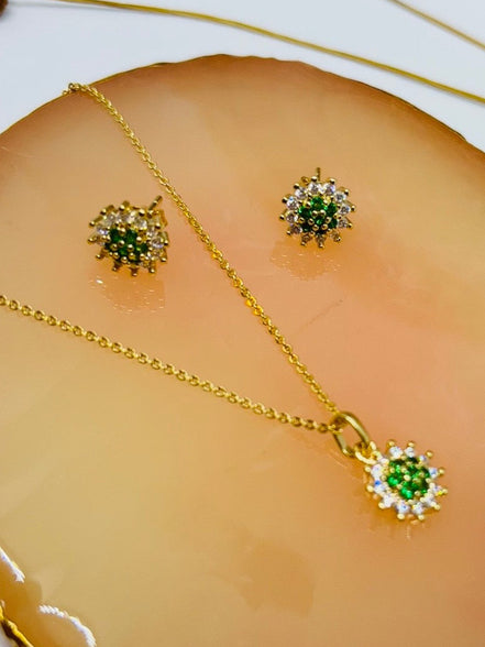 Conjunto Flor Esmeralda