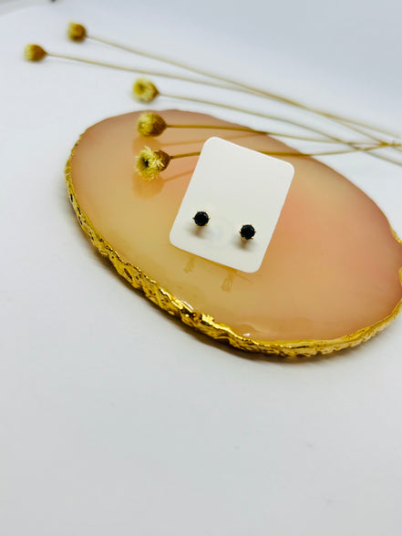 Brinco Ponto de Luz Preto