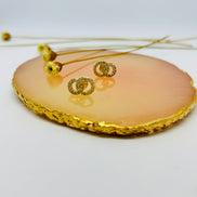 Brinco Laço Entrelaçado