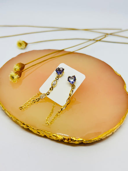 Brinco Corrente Cristal