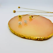 Brinco Flor Prata