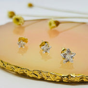 Trio de Brincos Estrela