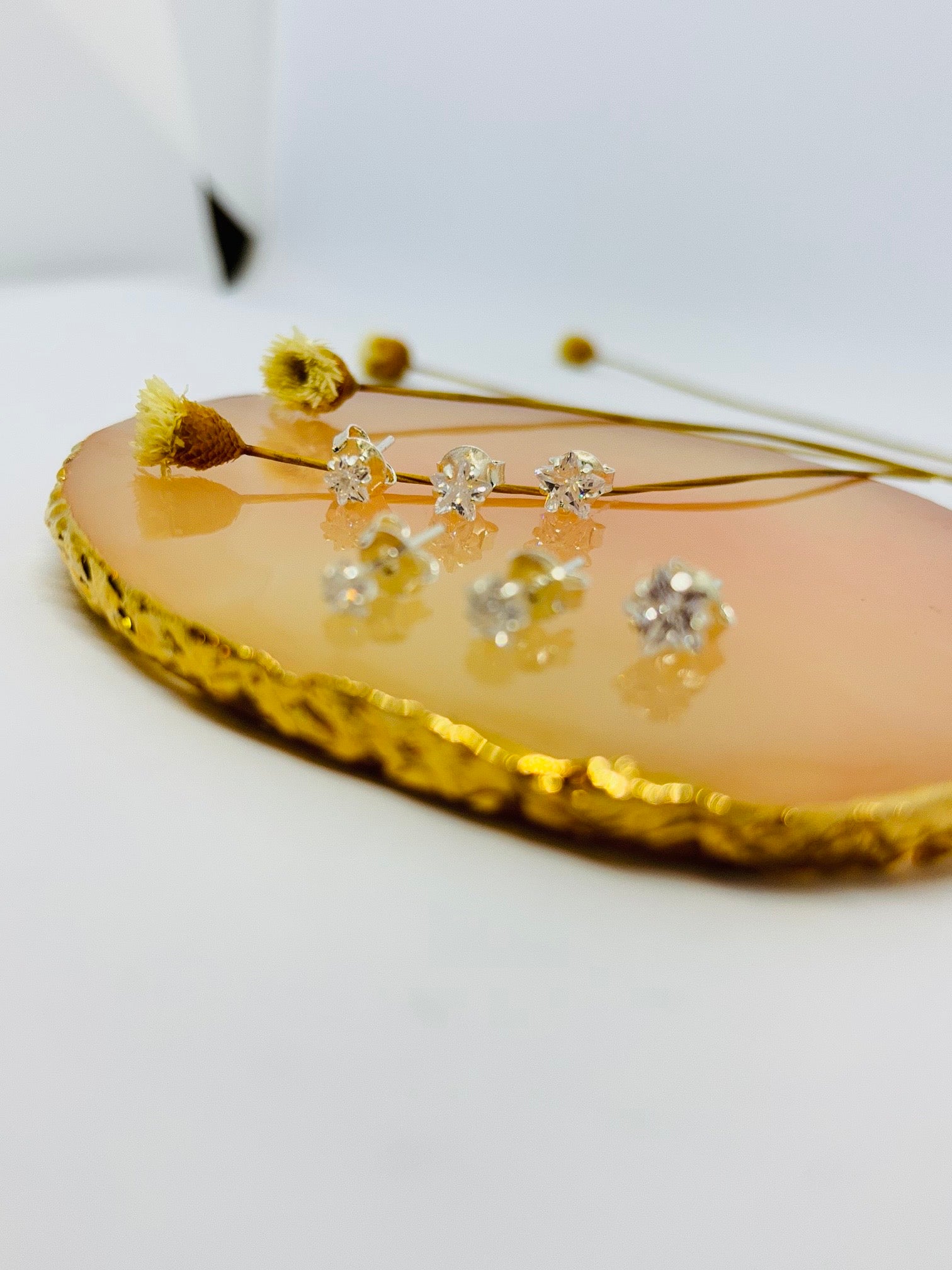 Trio brincos estrela