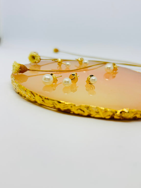 Trio de Brincos Pérola