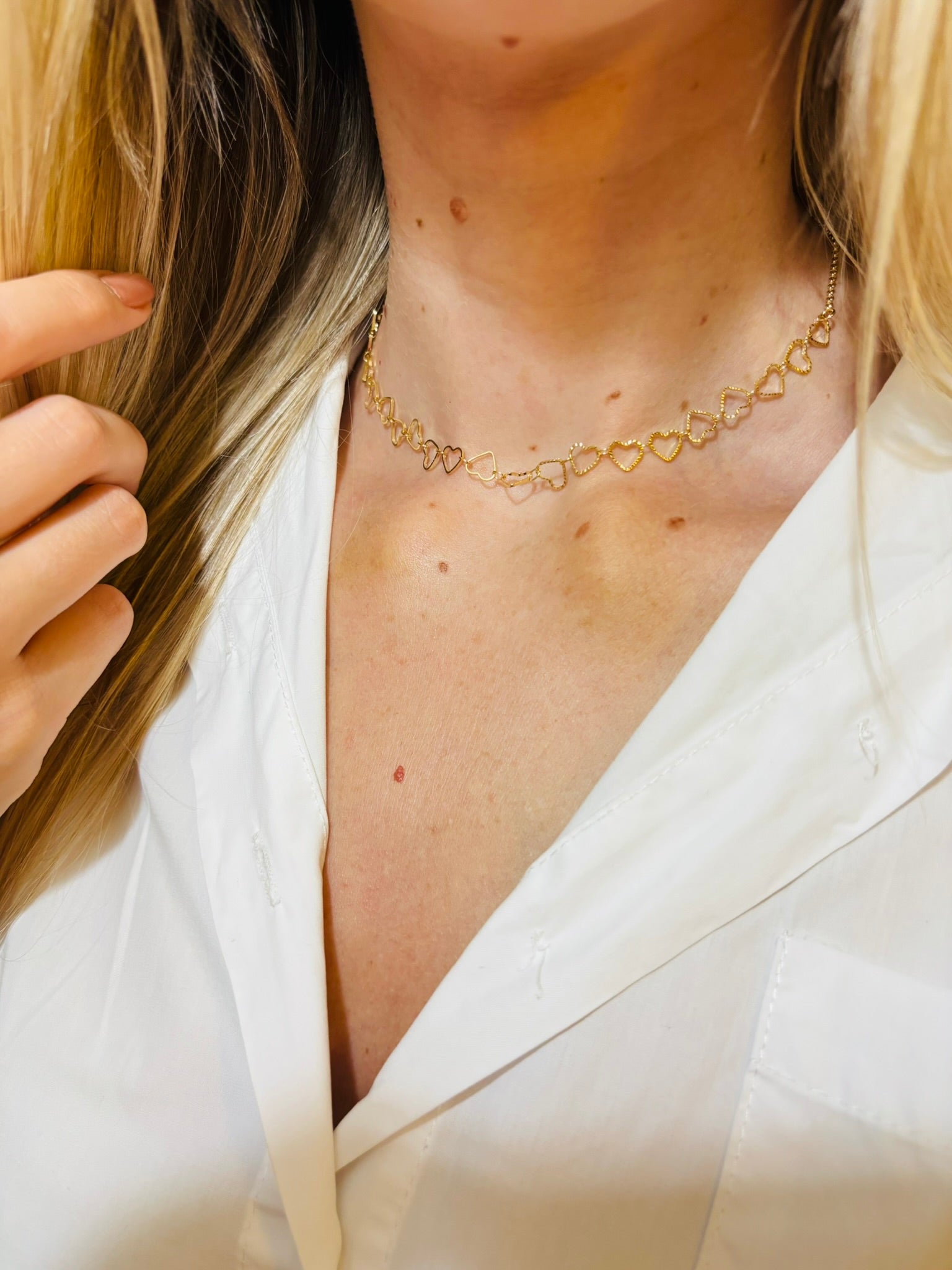 Choker Encanto de Corações