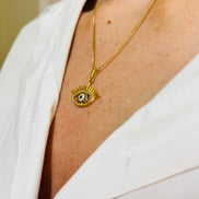 Colar Olho Grego Luxo