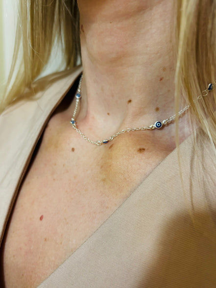 Choker Olho Grego