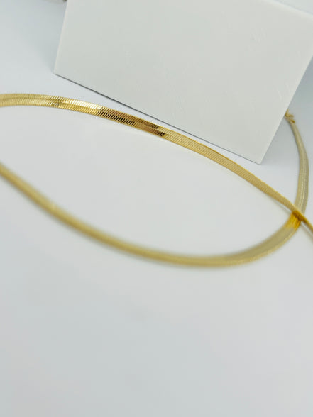 Choker Fita Fina gold